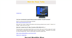 Desktop Screenshot of notonyourtelly.co.uk