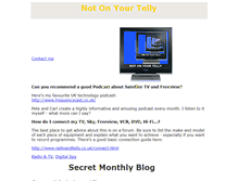 Tablet Screenshot of notonyourtelly.co.uk